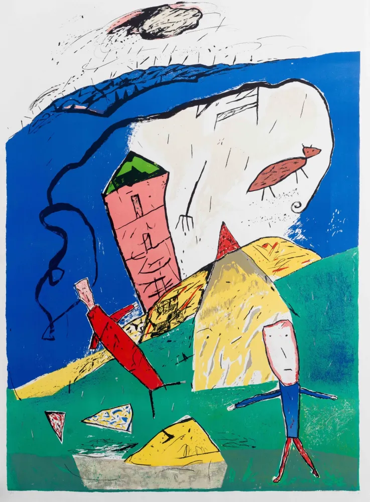 石版画 Larus - Sans titre