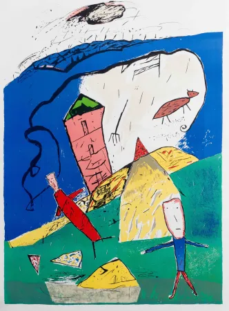 石版画 Larus - Sans titre