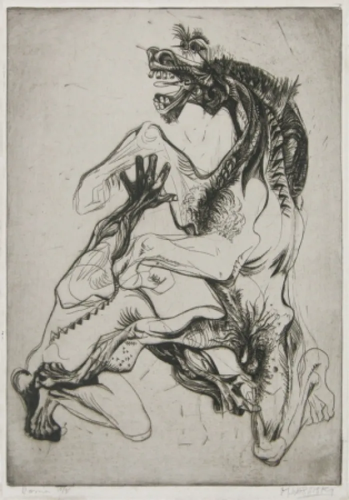 蚀刻版画 Lasansky - Doma