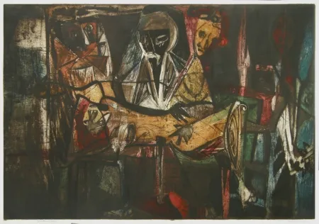 蚀刻版画 Lasansky - Pieta