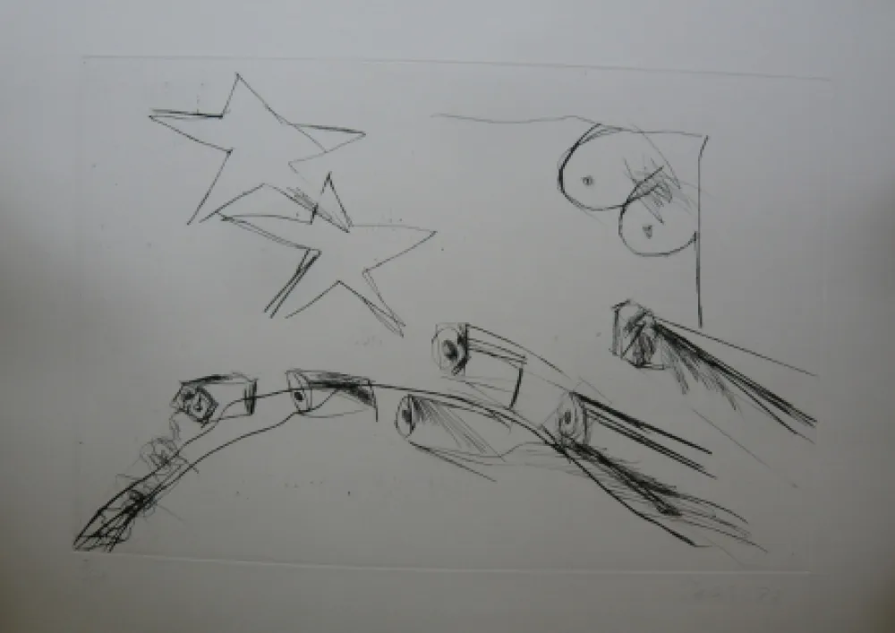 版画 Lataster - Sans titre