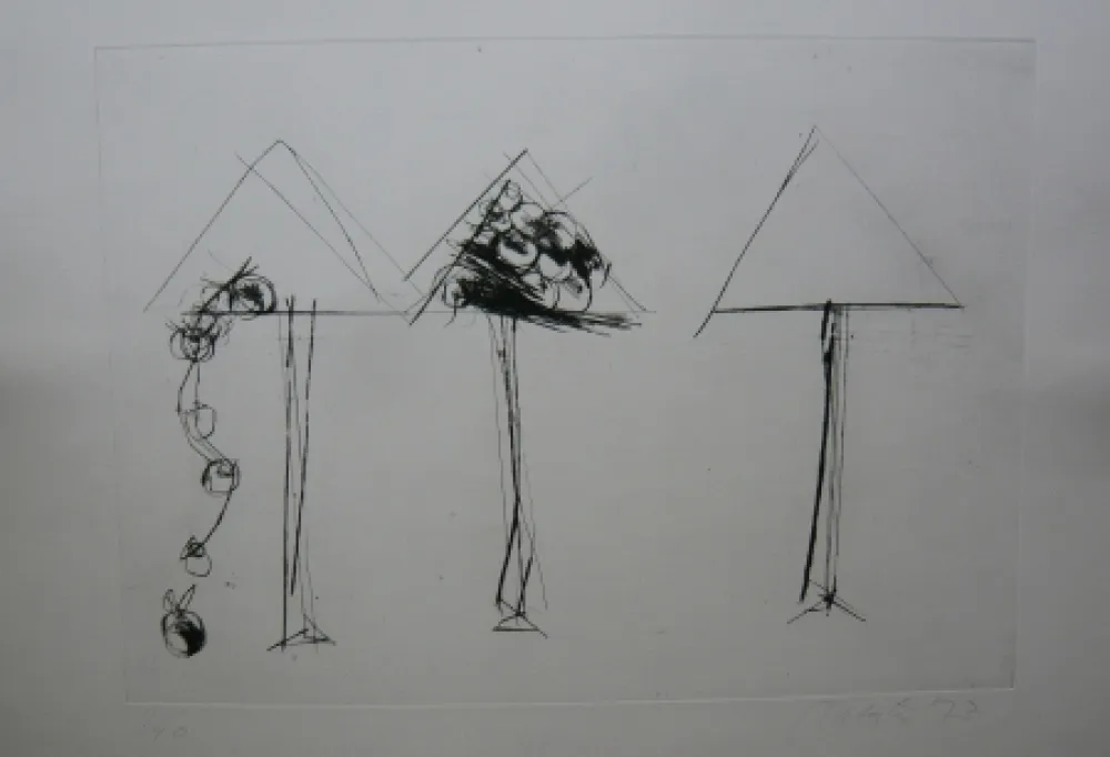 版画 Lataster - Sans titre