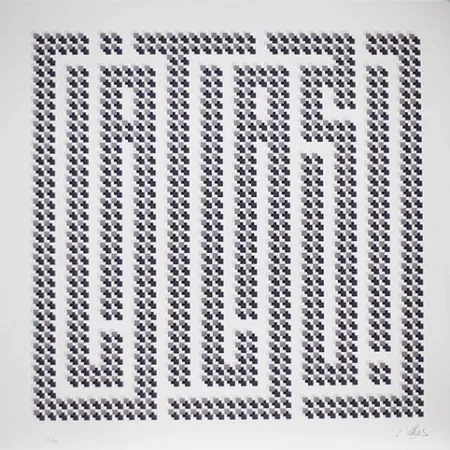 石版画 L'atlas - Squares series #2