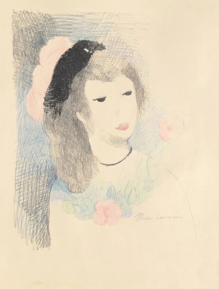 石版画 Laurencin - Alice et le fiasco