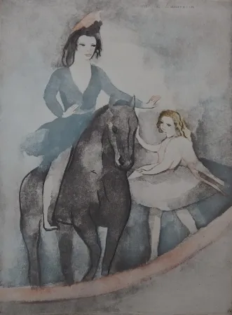 蚀刻版画 Laurencin - Dialogue sur la danse