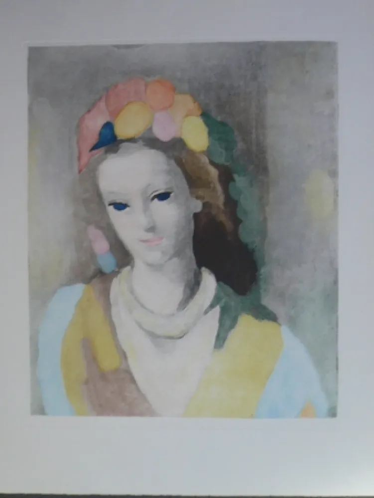 飞尘腐蚀法 Laurencin - Jeune fille