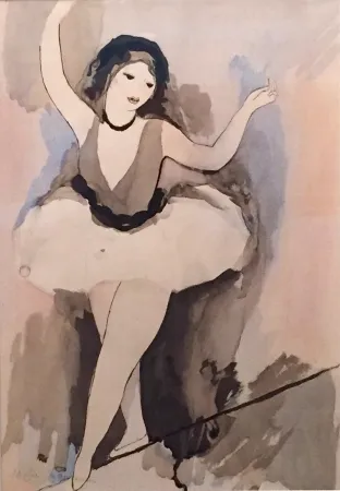镂版印刷 Laurencin - L Equilibriste
