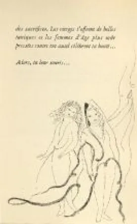插图书 Laurencin - Poèmes de Sapho, illustrés de 23 eaux-fortes par Marie Laurencin