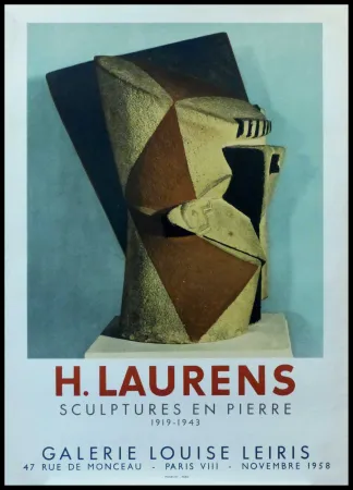 海报 Laurens - H. LAURENS - GALERIE LOUISE LEIRIS SCULPTURES EN PIERRE 