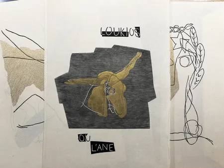 插图书 Laurens - LOUKIOS OU L'ÂNE. Gravures de Henri Laurens, 1 des 40 avec suite (1947).