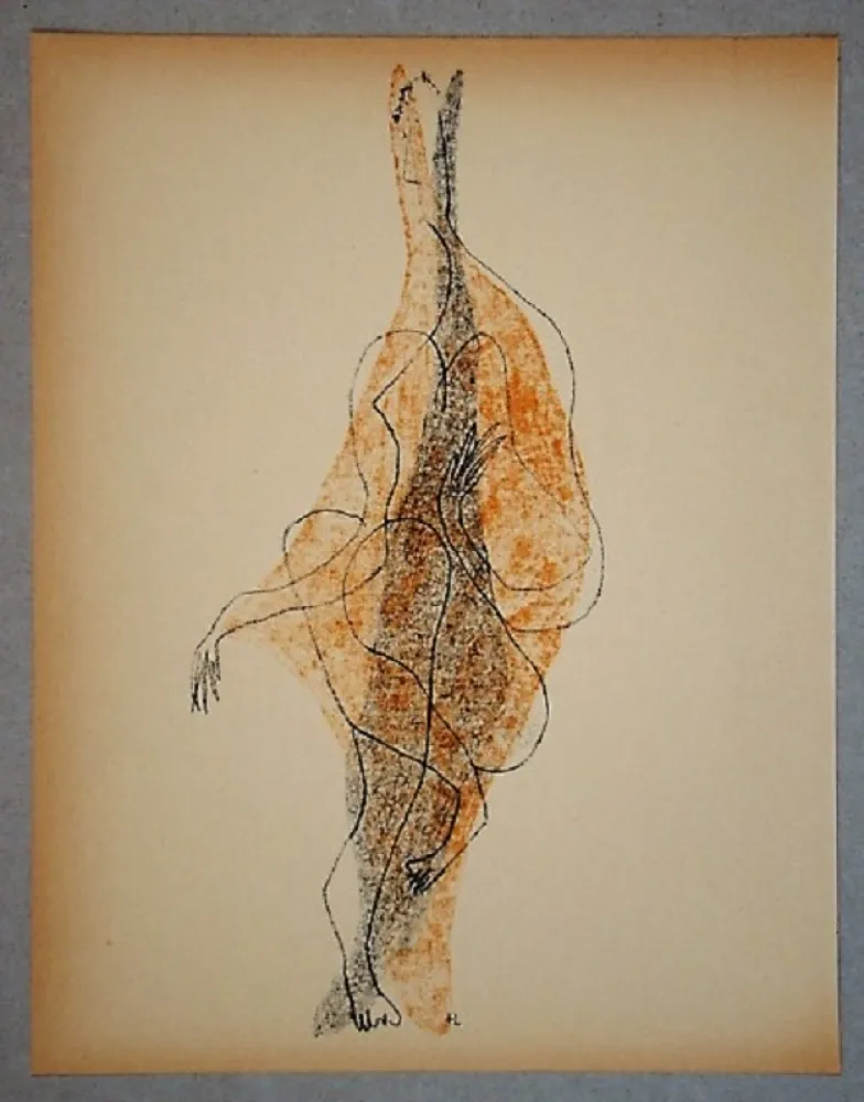 石版画 Laurens - Personnage