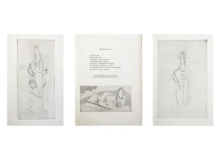 插图书 Laurens - Raymond Radiguet : LES PÉLICAN. Pièce en deux actes. Illustré d'eaux-fortes par Henri Laurens (1921)