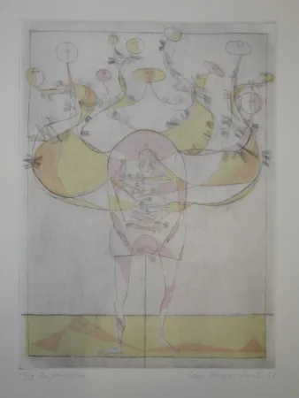 干刻版画 Lavater - BAUDELAIRE, Charles. Chacun sa chimère