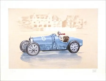 石版画 Lavictoire - Helle Nice - Bugatti