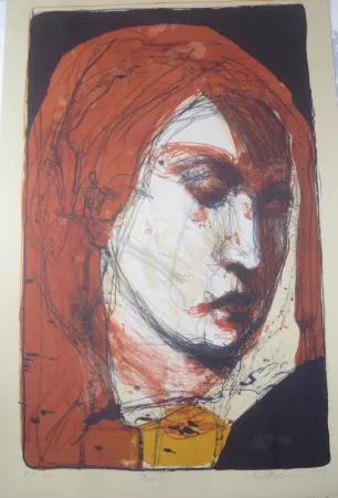 石版画 Lavonen - Paara