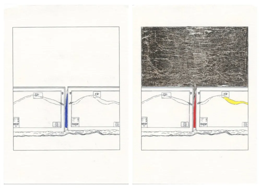复数作品 Lawler - Twice Untitled (Traced and Painted)