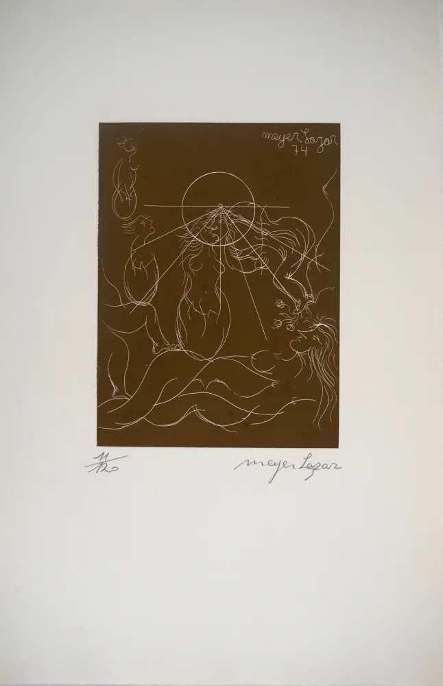 版画 Lazar - Cantique des Cantiques, L'Amour comme seul horizon