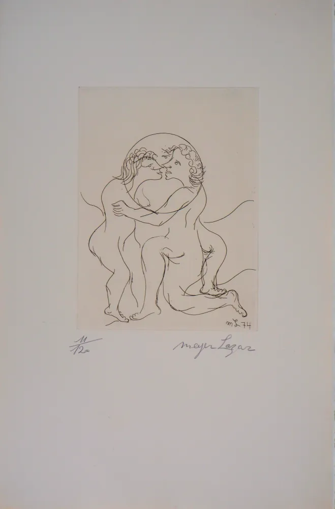 版画 Lazar - Cantique des Cantiques, Passion, Je ne vois que toi