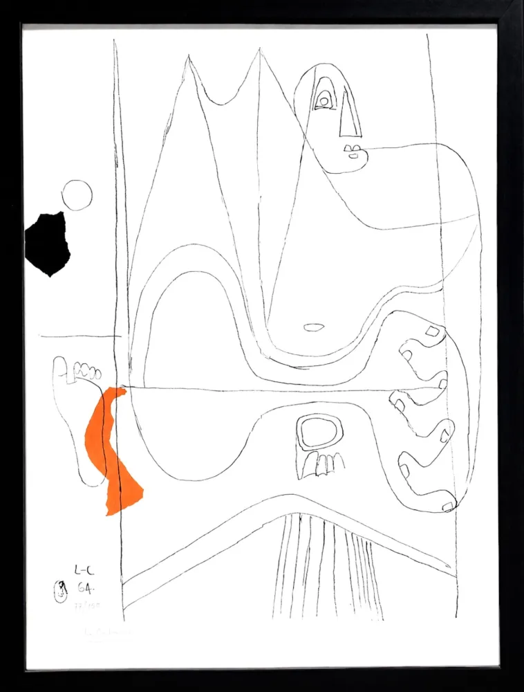 石版画 Le Corbusier - Icône 8 (Weber 81)