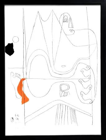 石版画 Le Corbusier - Icône 8 (Weber 81)