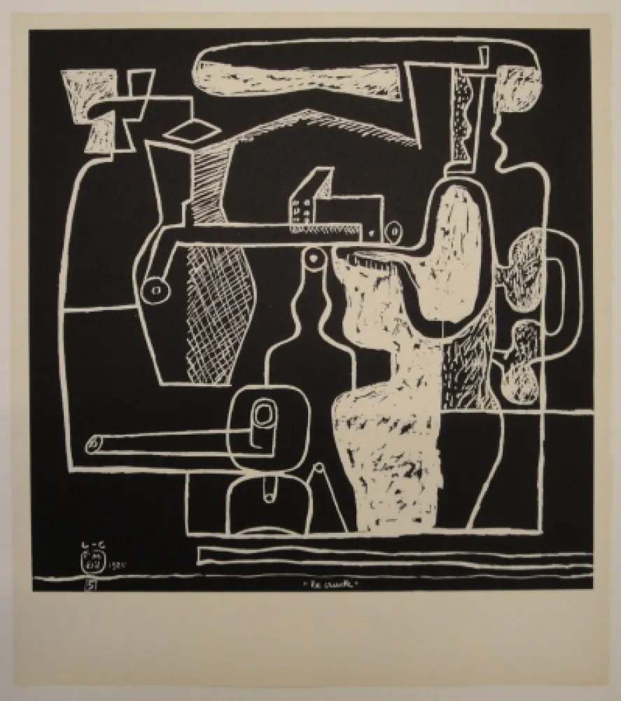 石版画 Le Corbusier - La mer est toujours présente 
