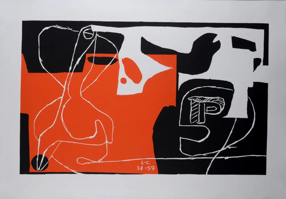 石版画 Le Corbusier - Les dés sont jetés
