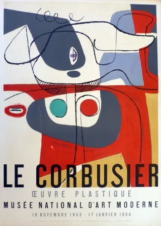 石版画 Le Corbusier - Oeuvre plaastique, musée national d'art  moderne de la ville de Paris 