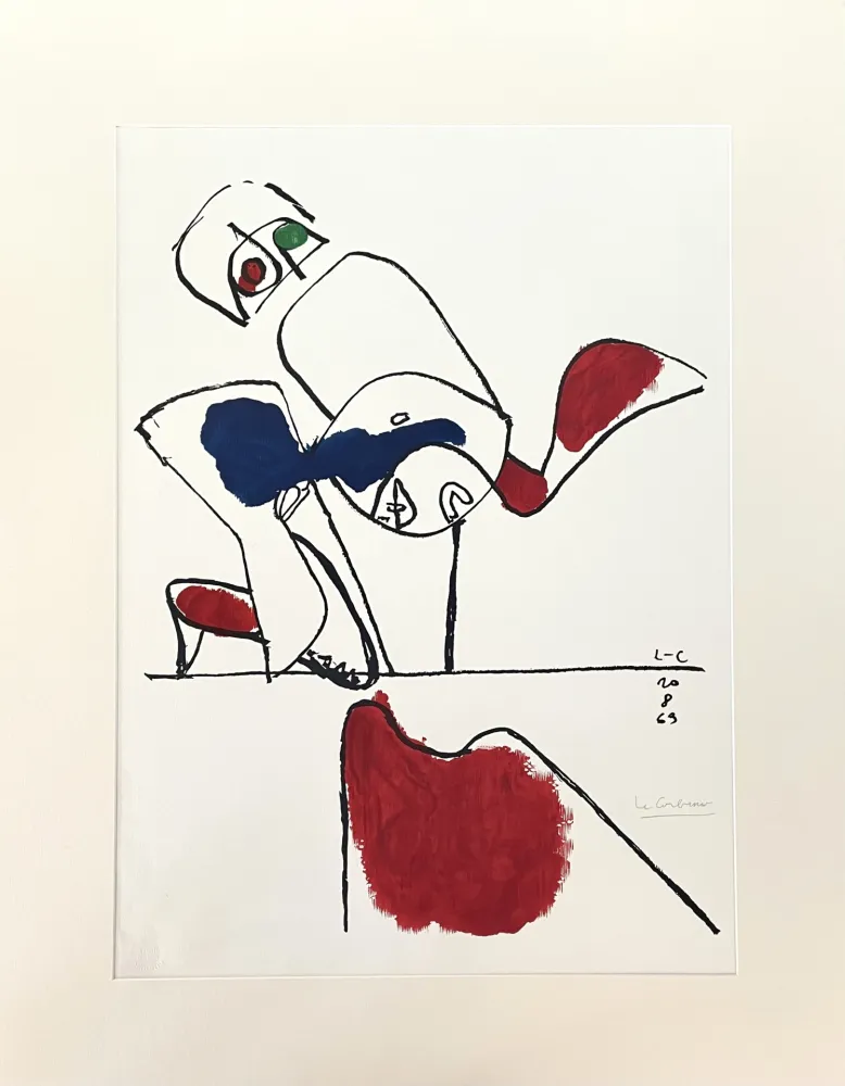 石版画 Le Corbusier - Taureau XVII