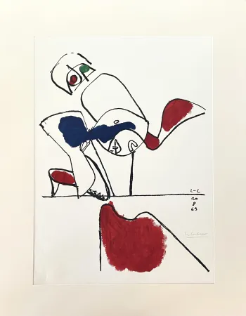 石版画 Le Corbusier - Taureau XVII