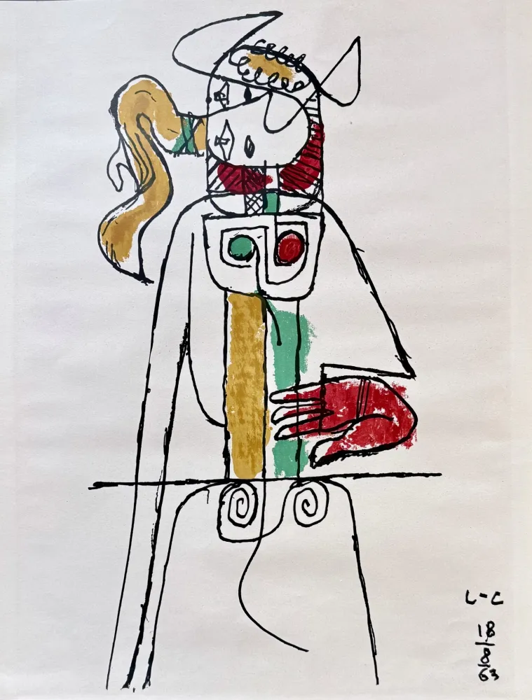 石版画 Le Corbusier - Taurus, 1963