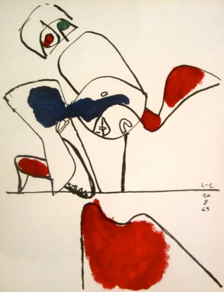 石版画 Le Corbusier - Taurus XVII