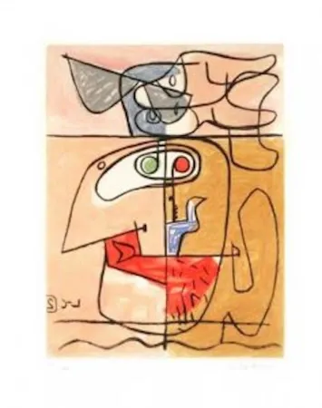 蚀刻版画 Le Corbusier - Unité