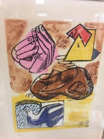 蚀刻版画 Le Corbusier - Unite