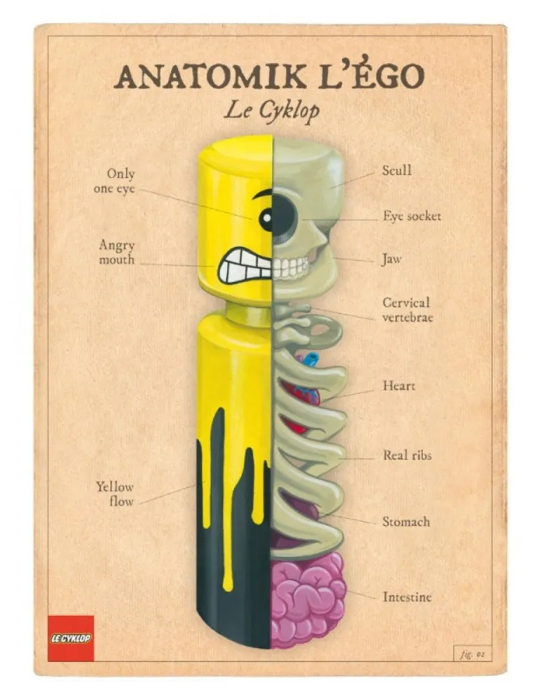 数码版画 Le Cyklop - Anatomik l'Ego