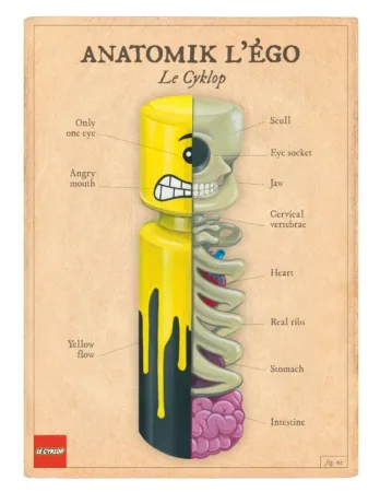 数码版画 Le Cyklop - Anatomik l'Ego