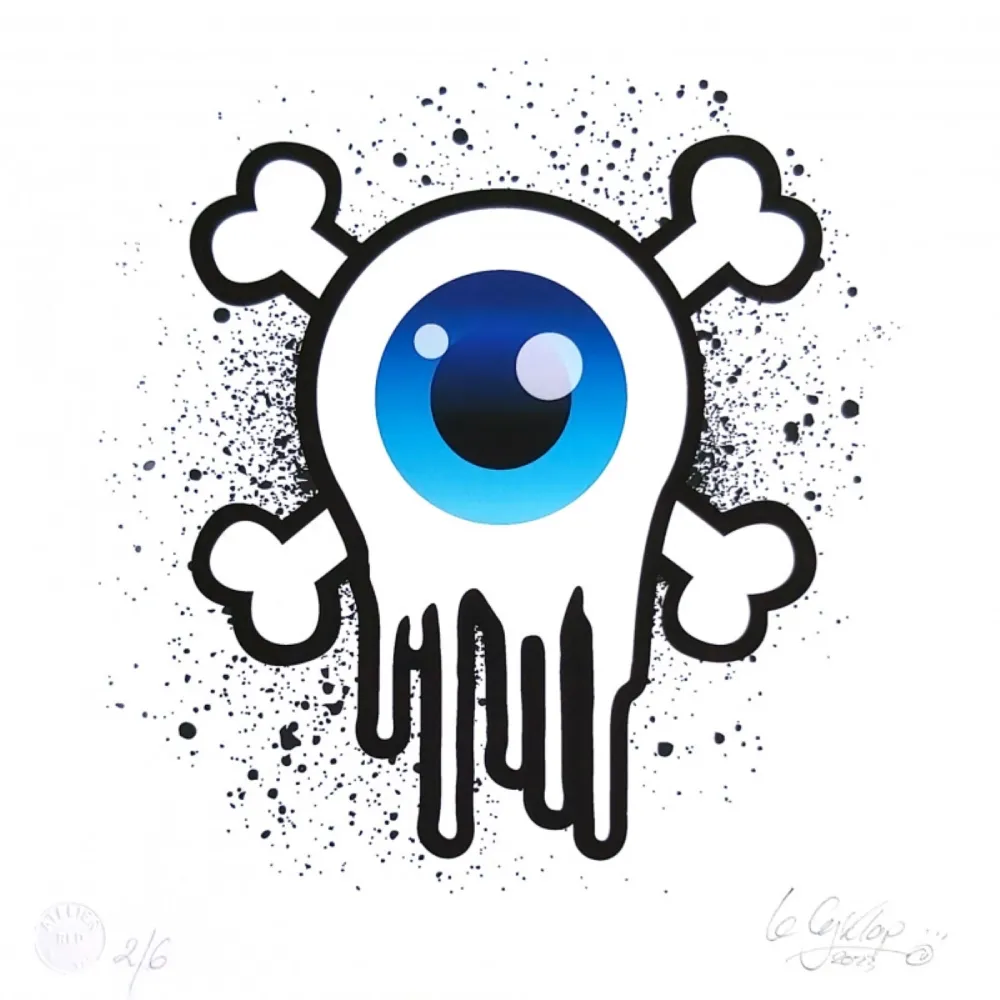 数码版画 Le Cyklop - Poison bleu