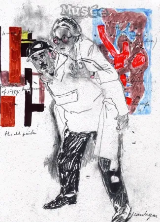 丝网印刷 Le Gac - Autoportrait