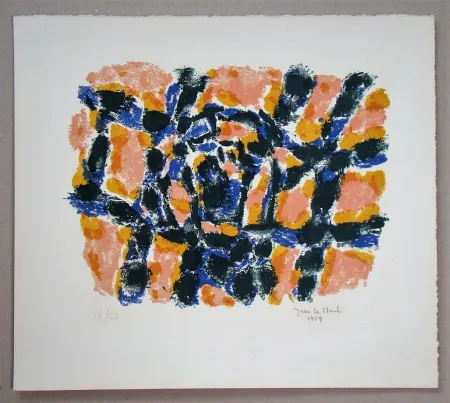 石版画 Le Moal - Composition - 1959