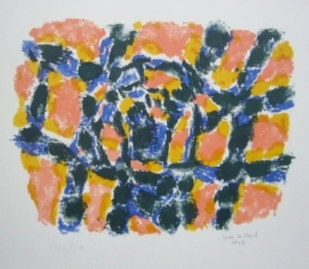 石版画 Le Moal - Composition