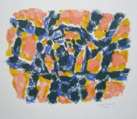 石版画 Le Moal - Composition