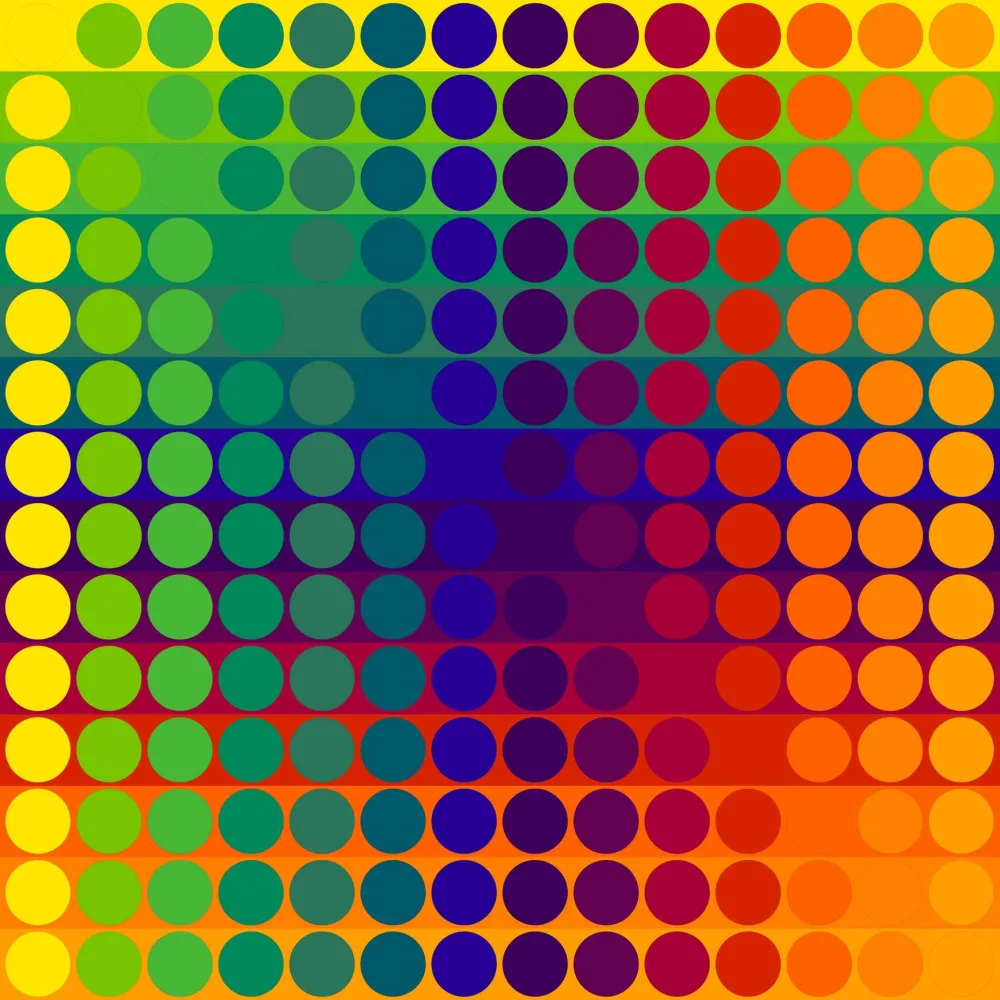 石版画 Le Parc - Color Secuencia 1