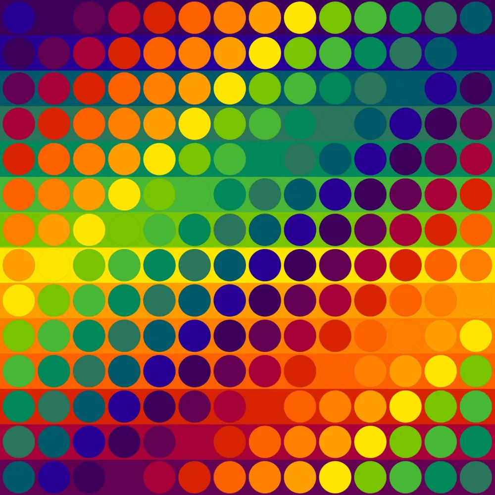 石版画 Le Parc - Color Secuencia 11