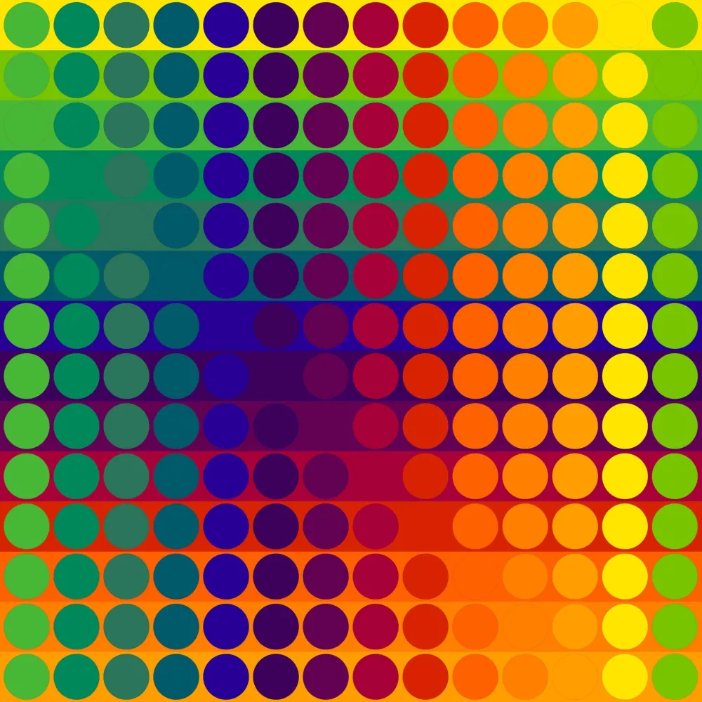 石版画 Le Parc - Color Secuencia 2