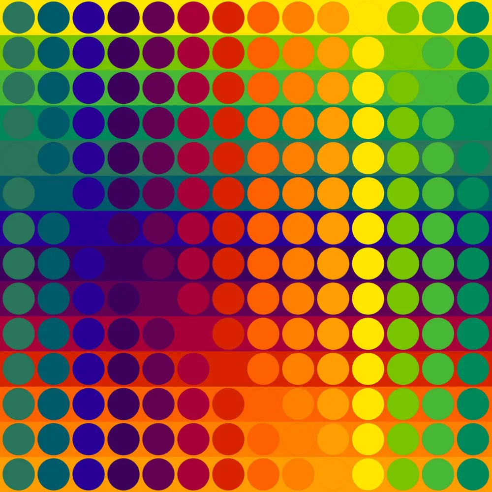 石版画 Le Parc - Color Secuencia 3