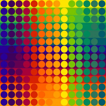 油毡版画 Le Parc - Color Secuencia 4