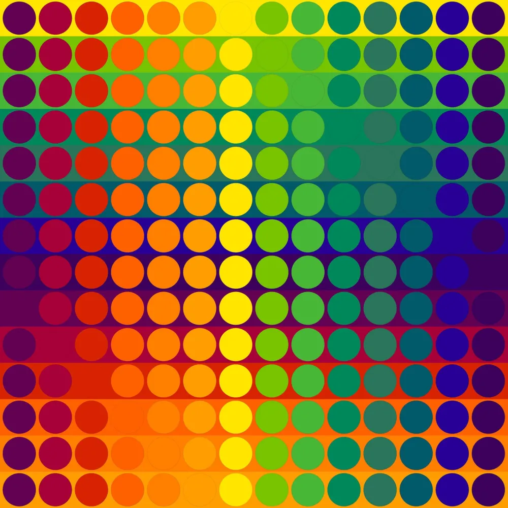 石版画 Le Parc - Color Secuencia 5