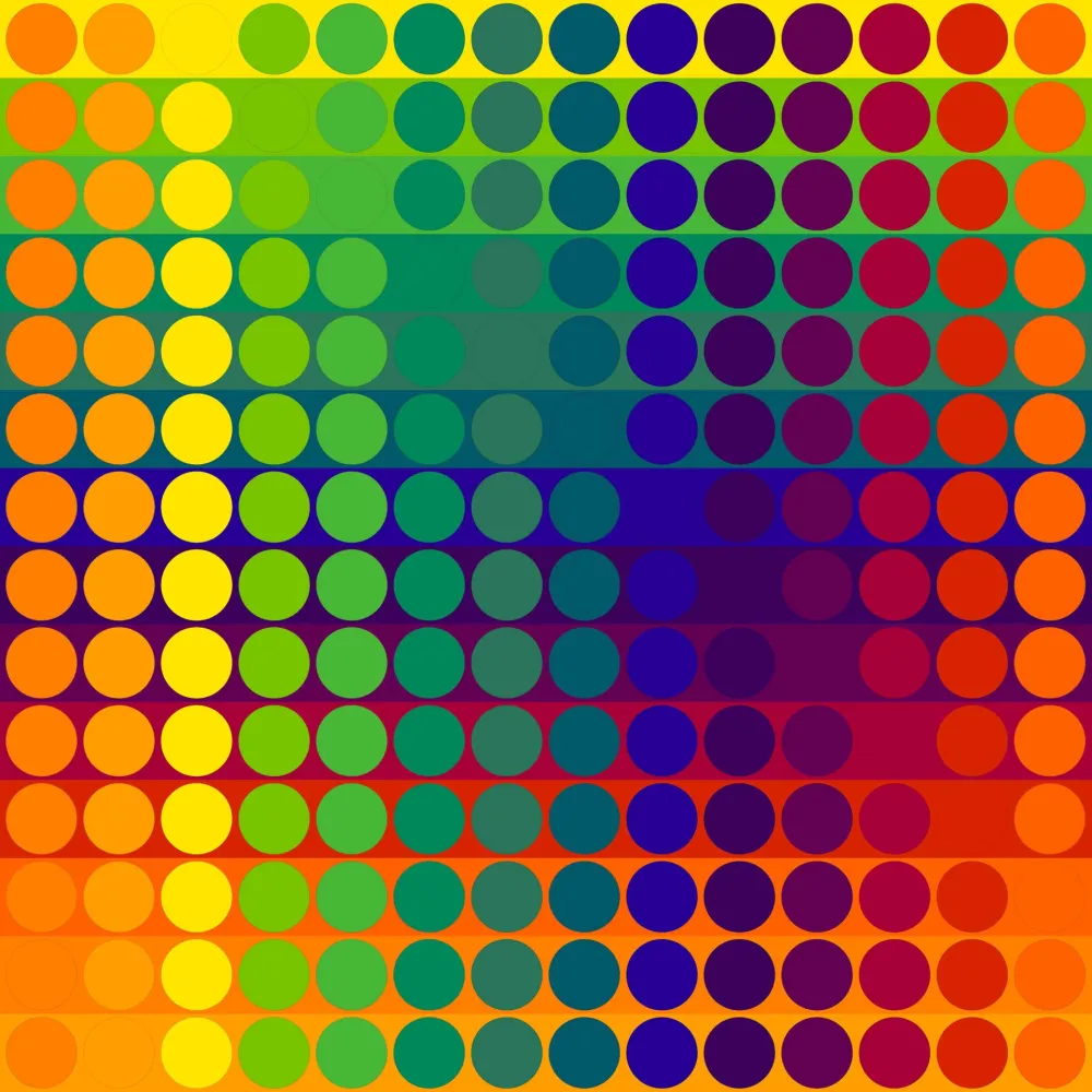 石版画 Le Parc - Color Secuencia 7