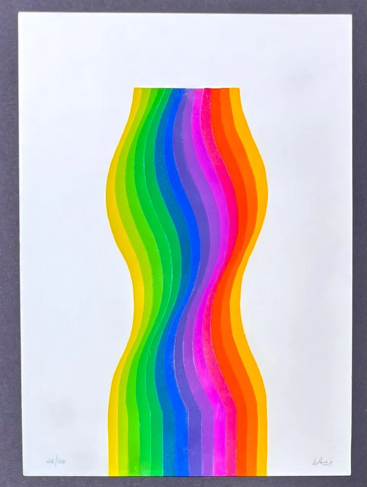 丝网印刷 Le Parc - Julio Le Parc (1928) - Screenprint on Paper - 1973