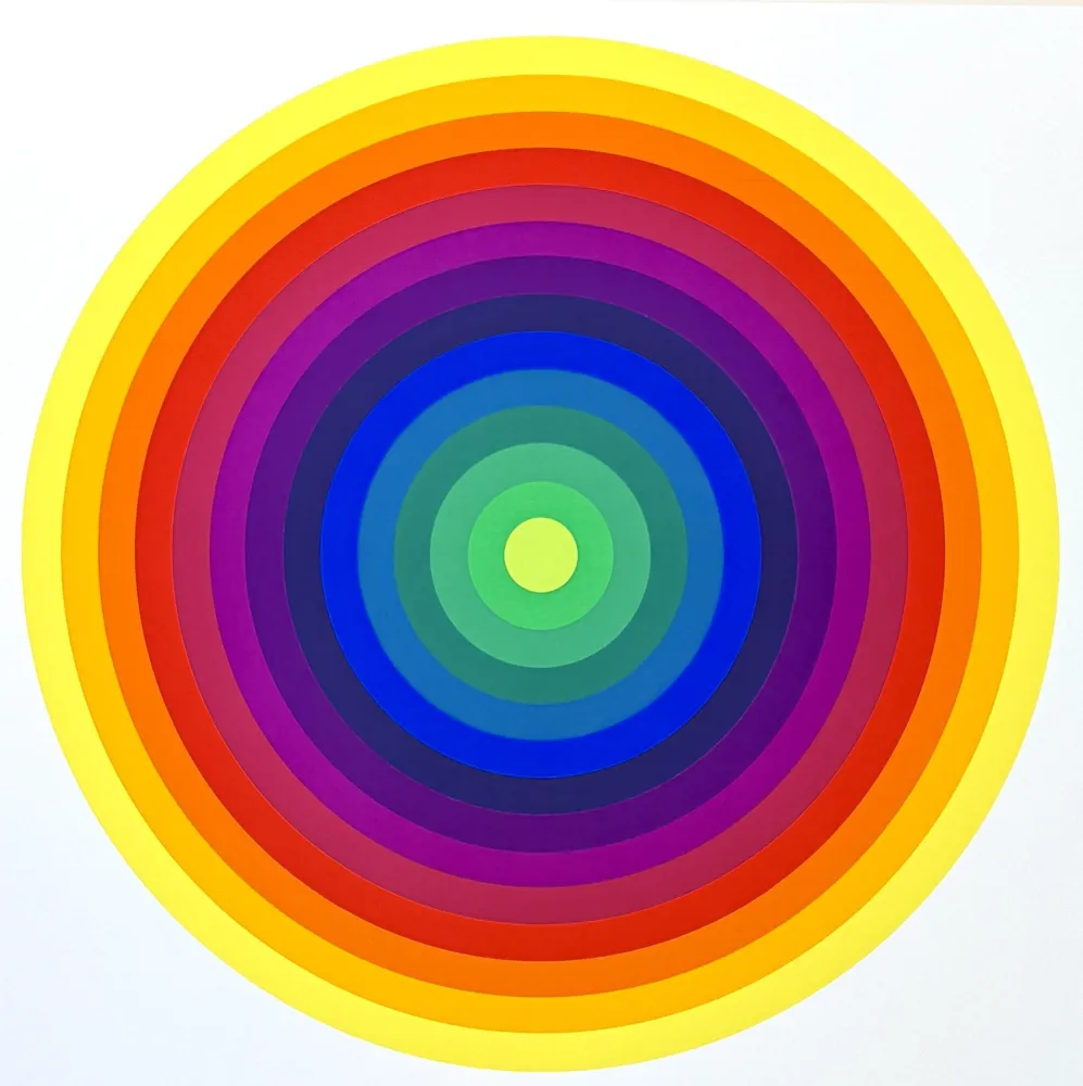 丝网印刷 Le Parc - Julio Le Parc (1928) – Serigraphy on paper – 1971