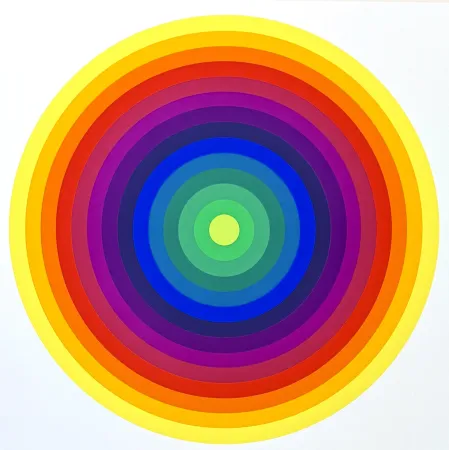 丝网印刷 Le Parc - Julio Le Parc (1928) – Serigraphy on paper – 1971